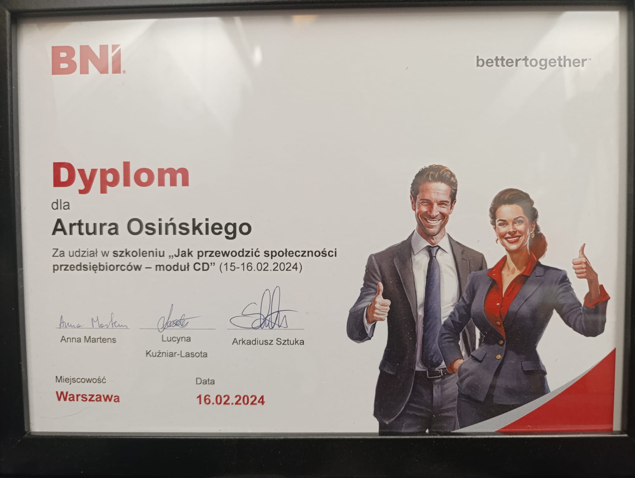 Dyplom Warszawa 2024